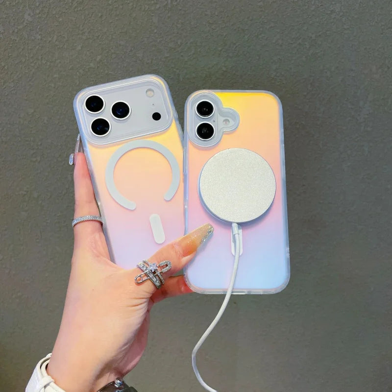 Laser Color Changing  Phone Case for iphone 17