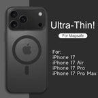 Ultra Thin Magnetic Matte Case For iPhone 17