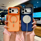 Frosted Matte Case With Bracket Stand For iPhone 17