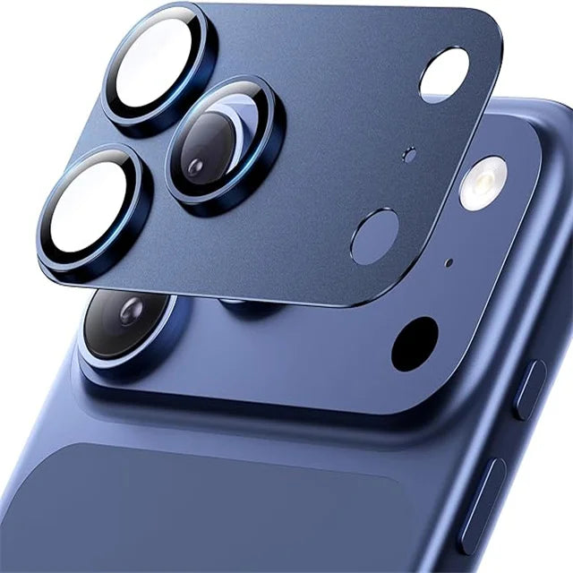 Metal Camera Lens Protector Tempered Glass For iPhone 17