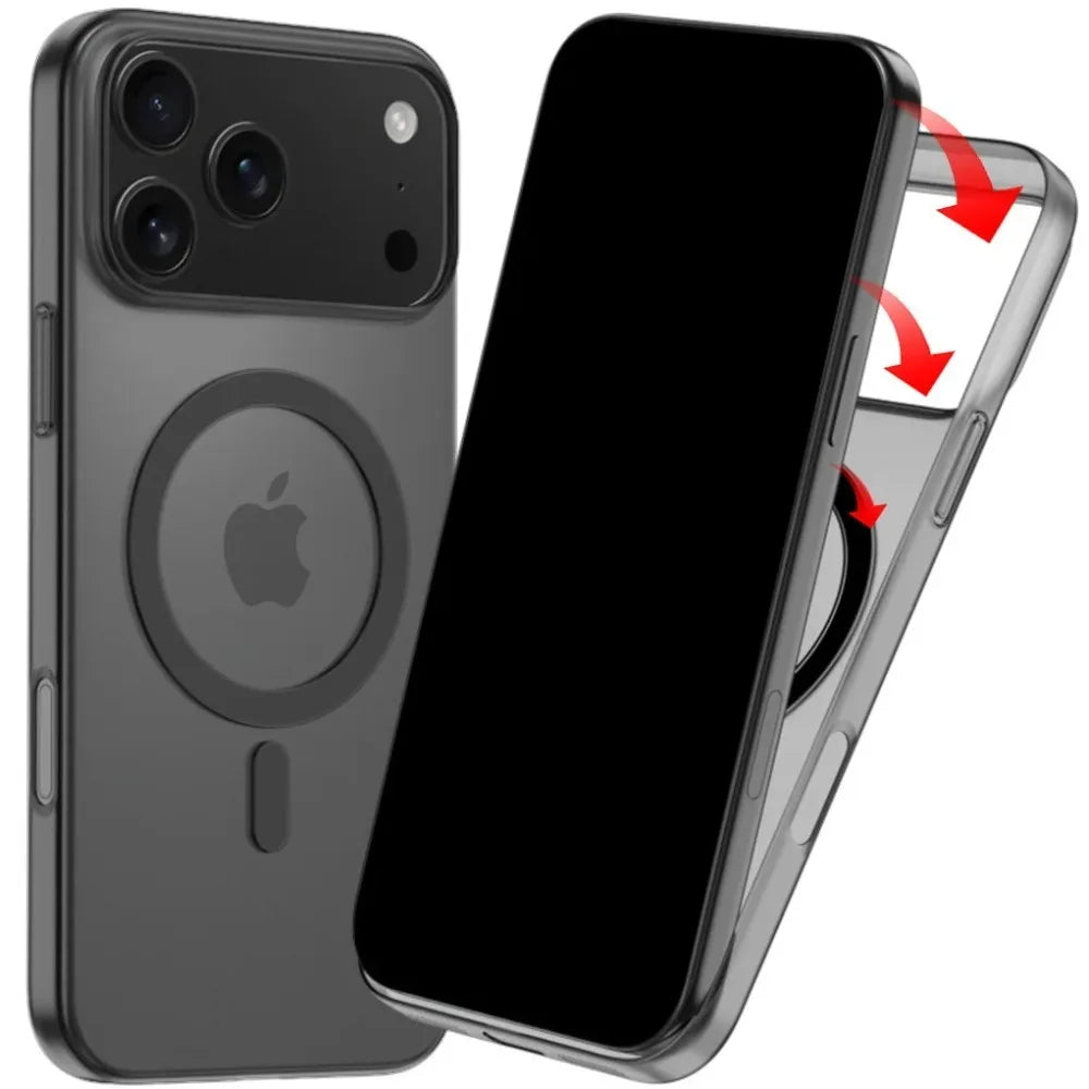 Ultra Thin Magnetic Matte Case For iPhone 17