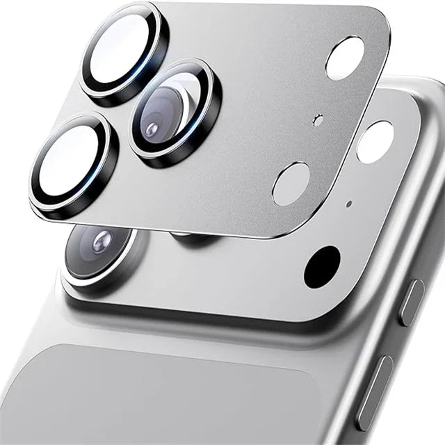 Metal Camera Lens Protector Tempered Glass For iPhone 17