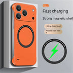 Frame less ultra Thin Magnetic iPhone Case For iPhone 17